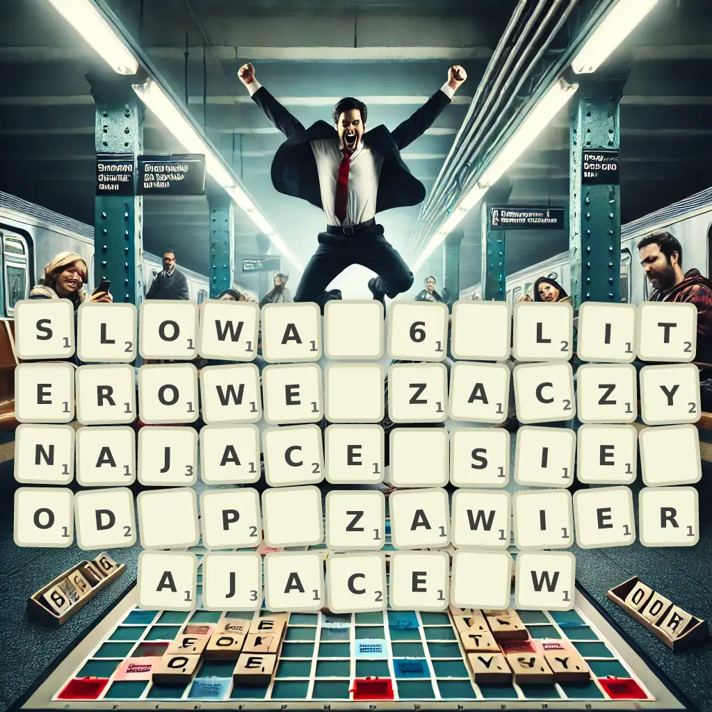 Słowa 6-literowe, zaczynające się od P, zawierające W