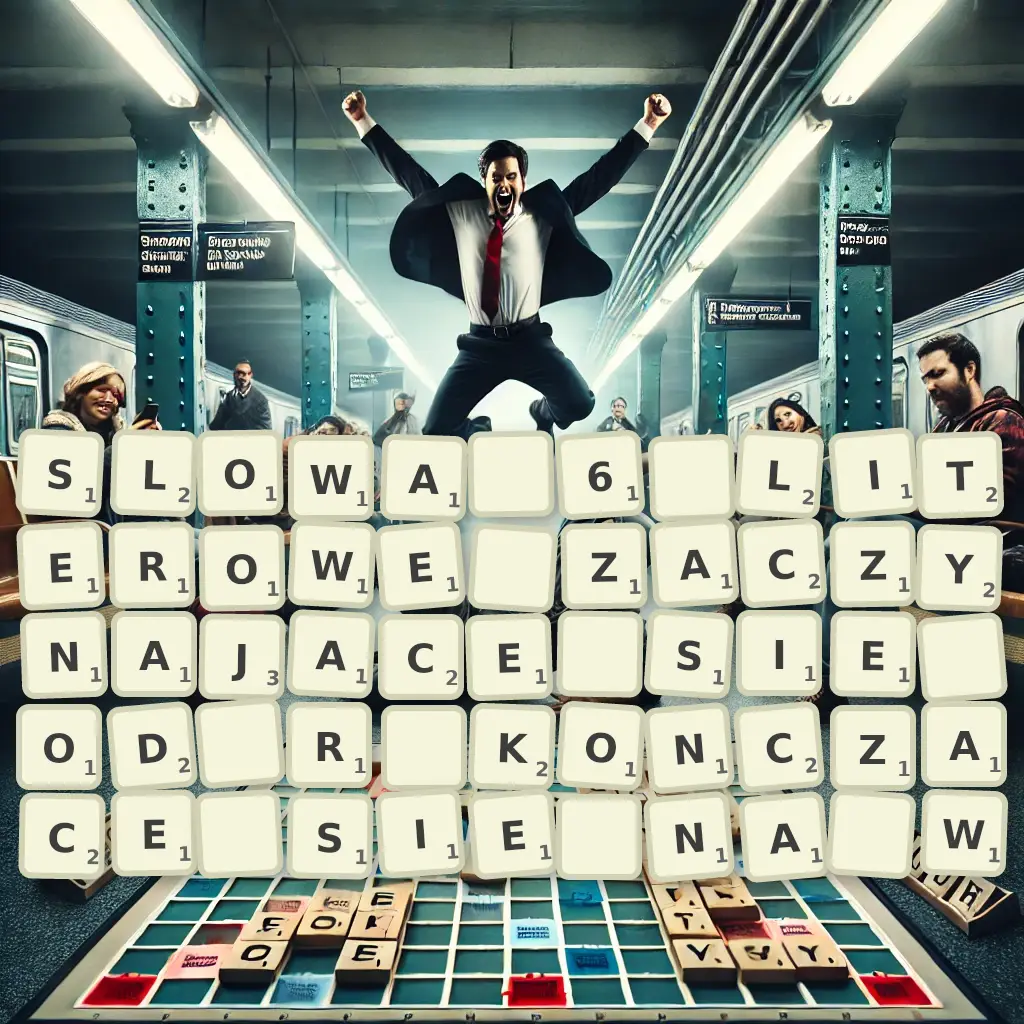 Słowa 6-literowe, zaczynające się od R, kończące się na W