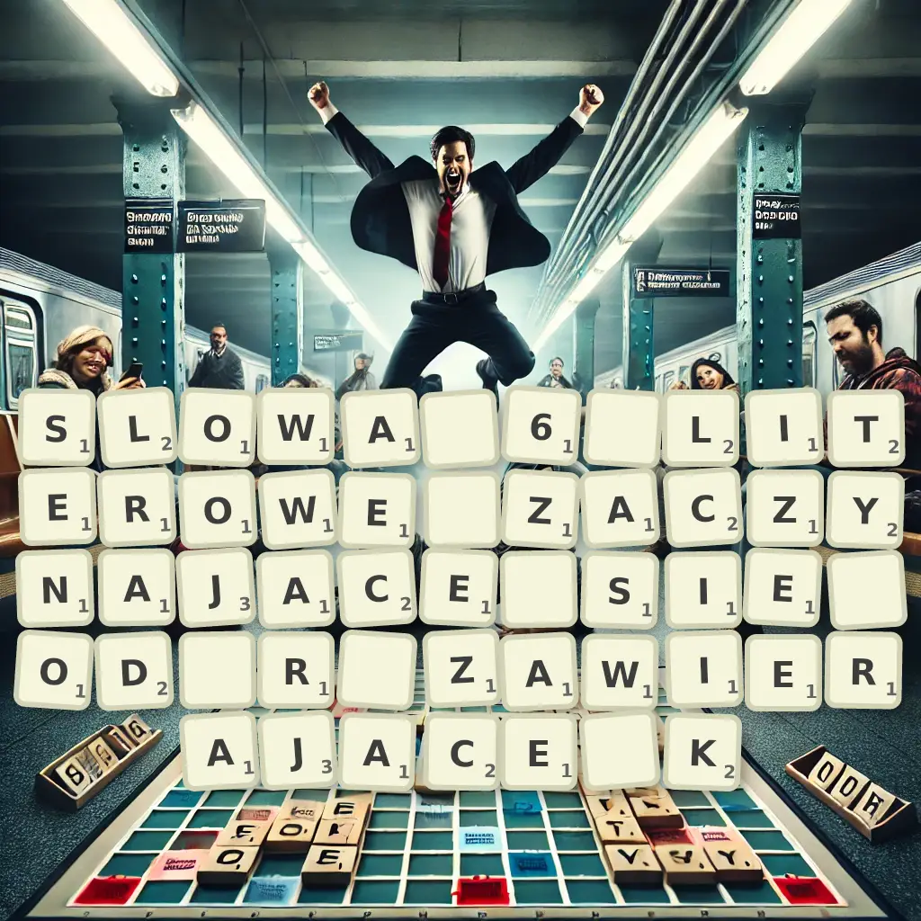 Słowa 6-literowe, zaczynające się od R, zawierające K