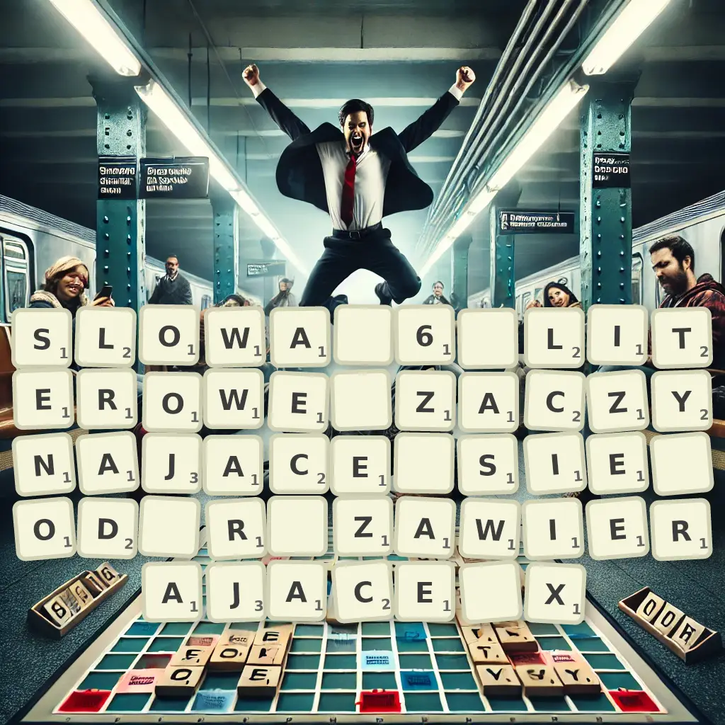 Słowa 6-literowe, zaczynające się od R, zawierające X