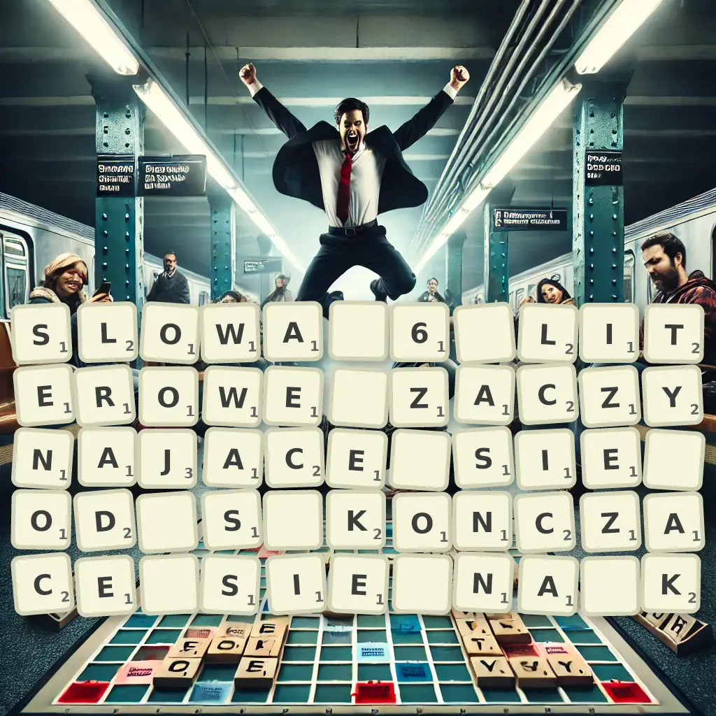 Słowa 6-literowe, zaczynające się od S, kończące się na K