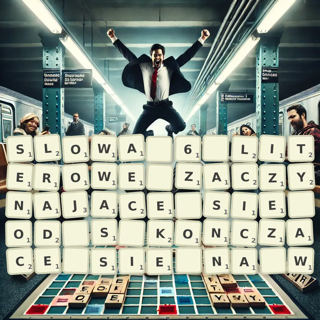 Słowa 6-literowe, zaczynające się od S, kończące się na W