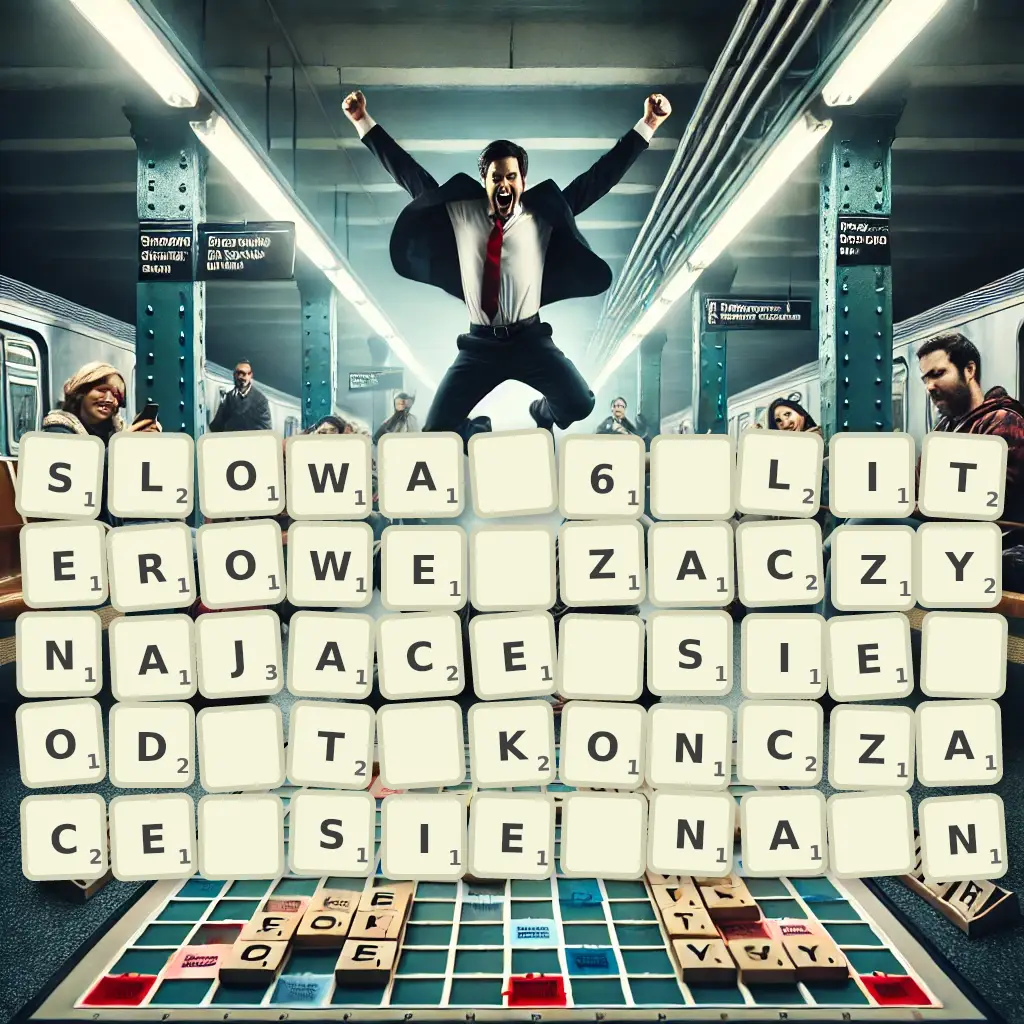 Słowa 6-literowe, zaczynające się od T, kończące się na N