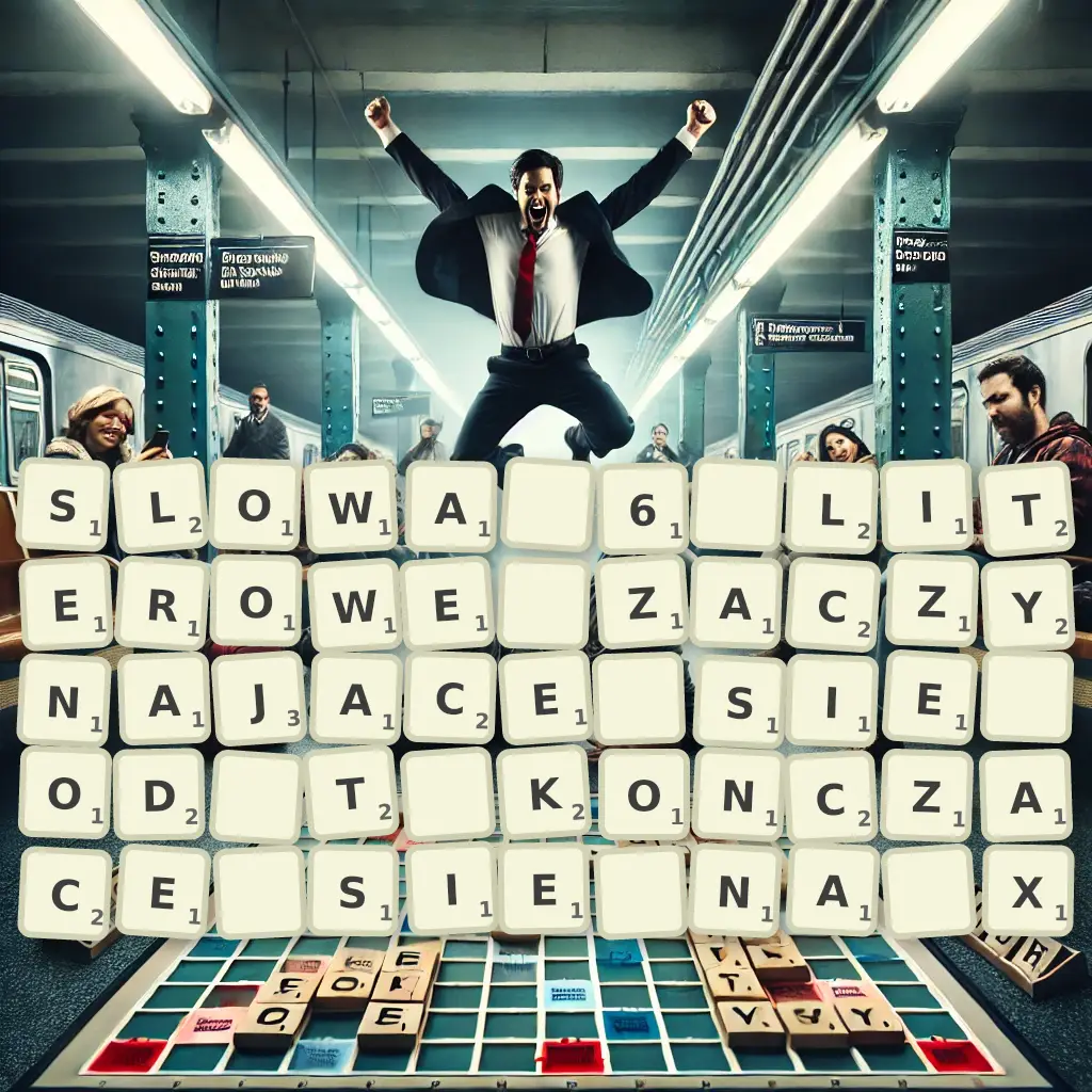 Słowa 6-literowe, zaczynające się od T, kończące się na X