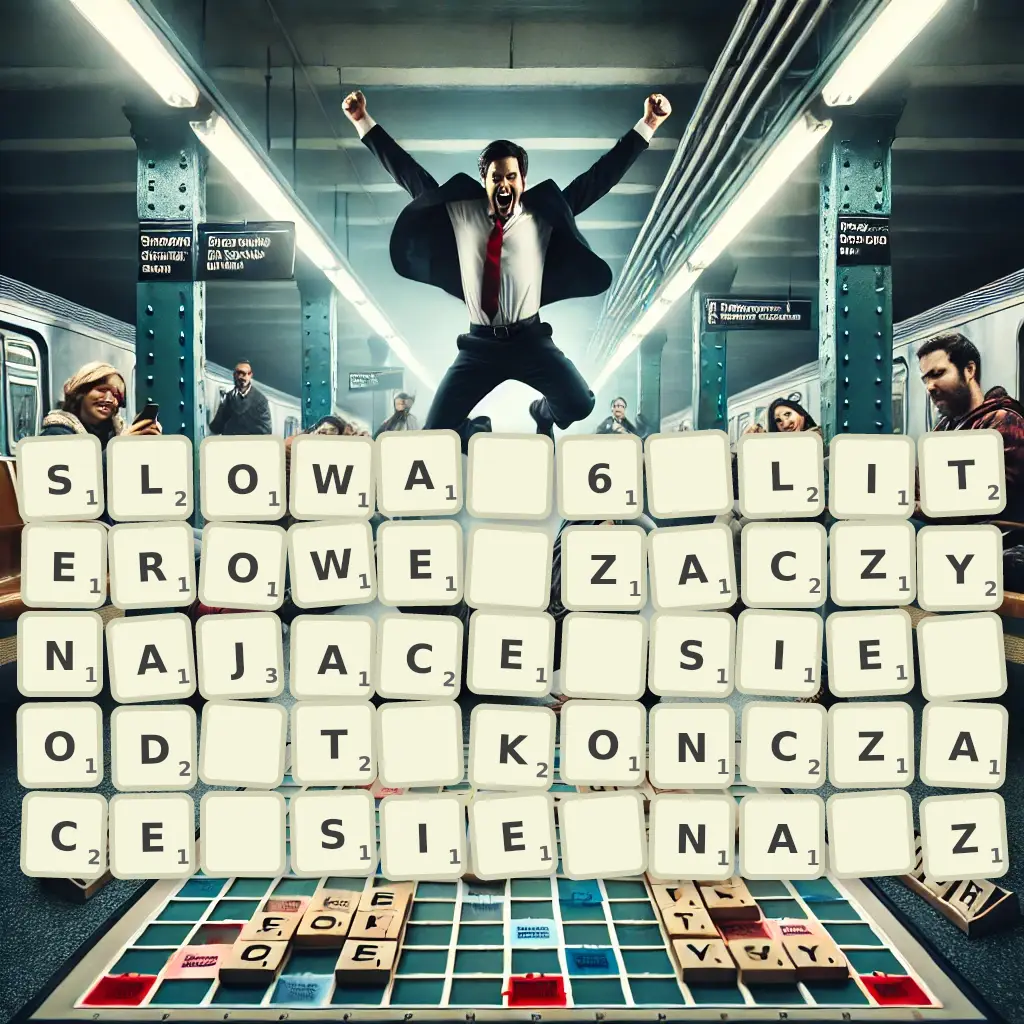 Słowa 6-literowe, zaczynające się od T, kończące się na Z