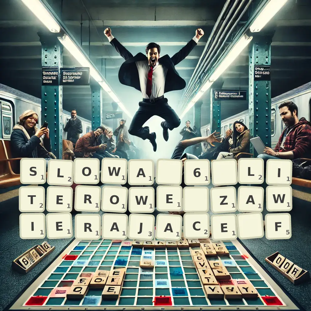 Słowa 6-literowe, zawierające F