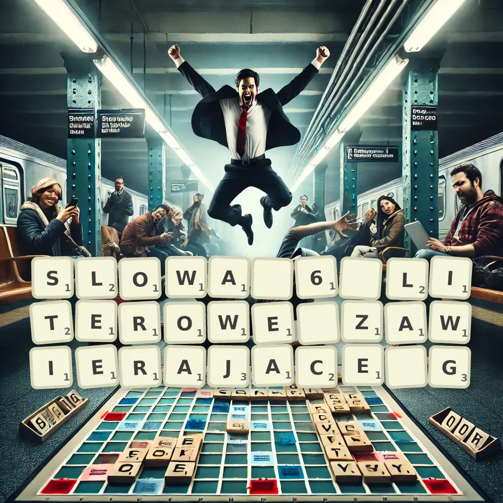 Słowa 6-literowe, zawierające G