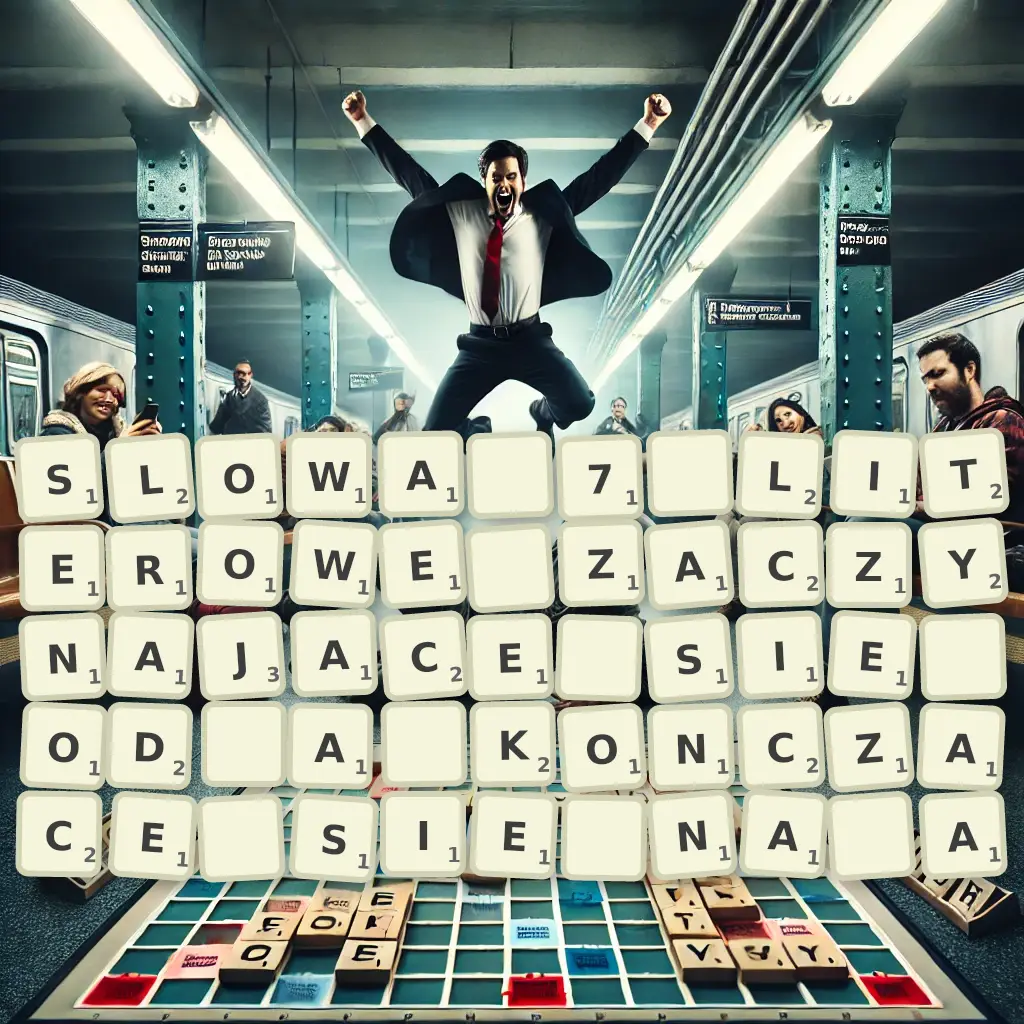Słowa 7-literowe, zaczynające się od A, kończące się na Ą
