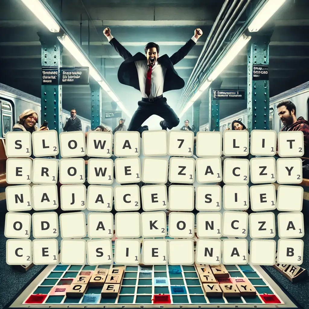Słowa 7-literowe, zaczynające się od A, kończące się na B