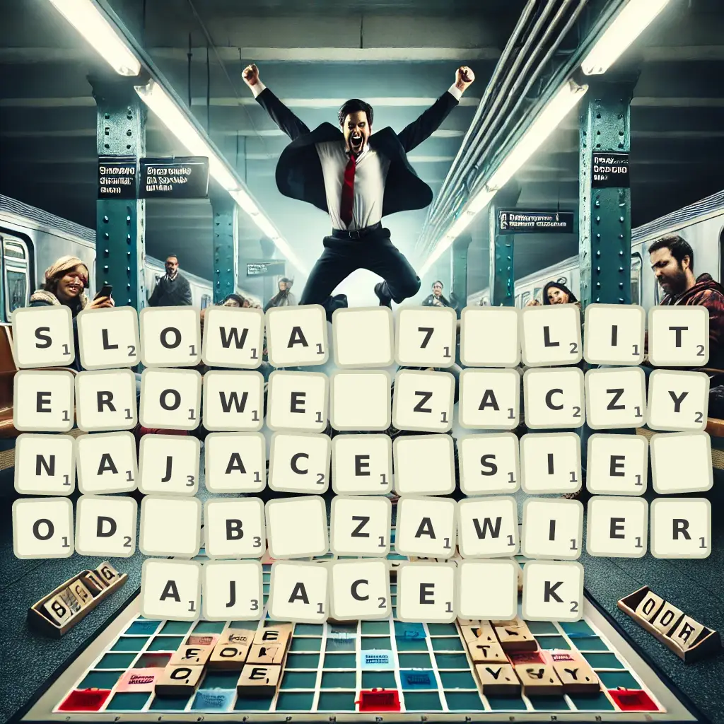 Słowa 7-literowe, zaczynające się od B, zawierające K