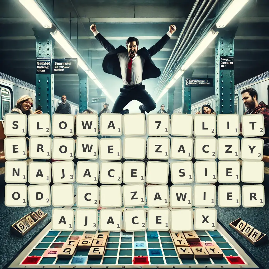 Słowa 7-literowe, zaczynające się od C, zawierające X