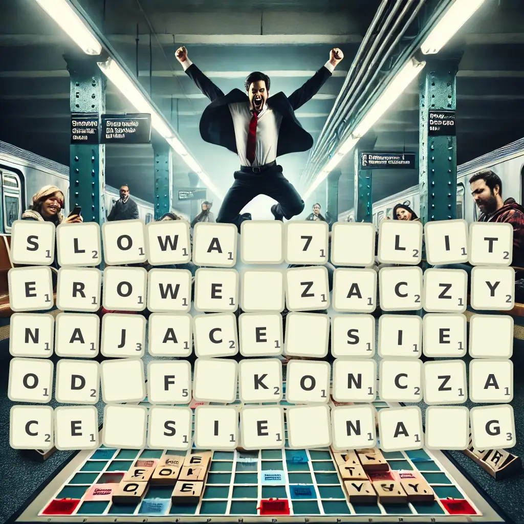 Słowa 7-literowe, zaczynające się od F, kończące się na G