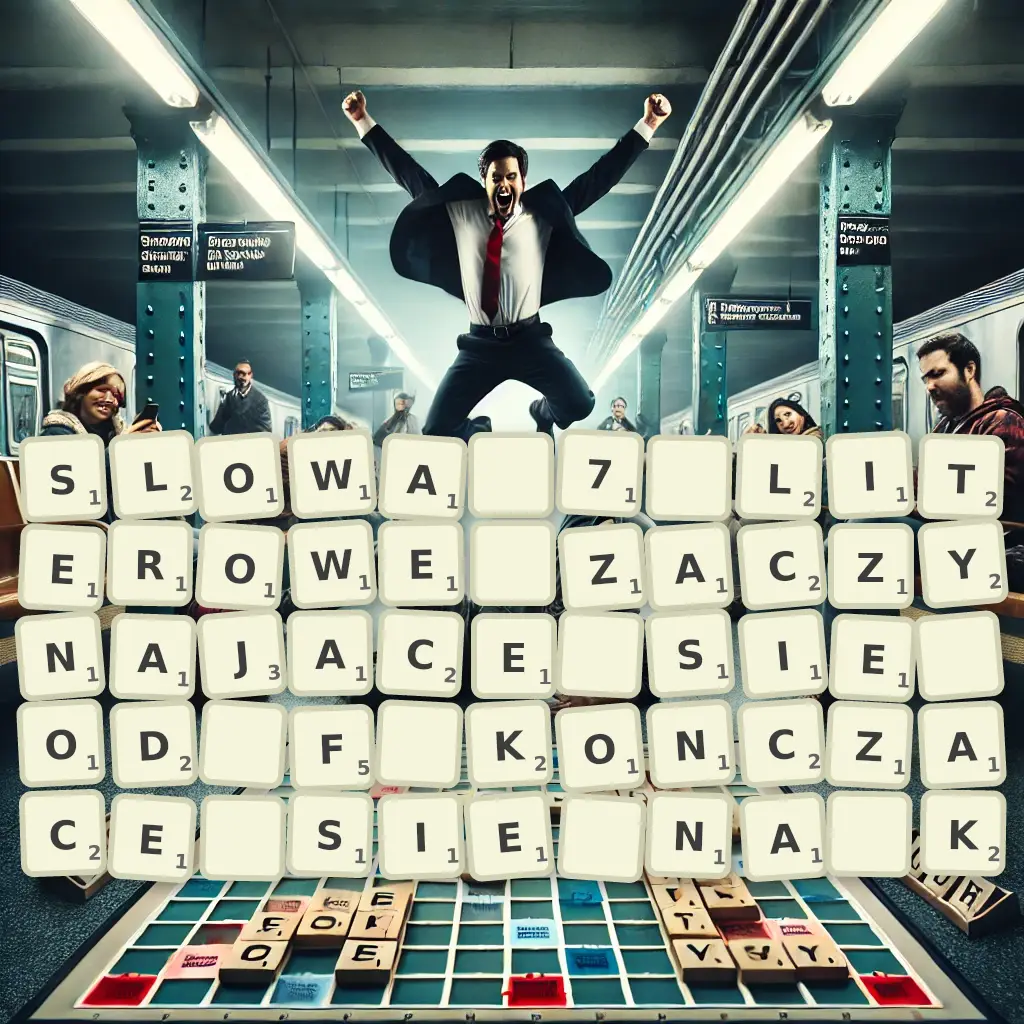 Słowa 7-literowe, zaczynające się od F, kończące się na K