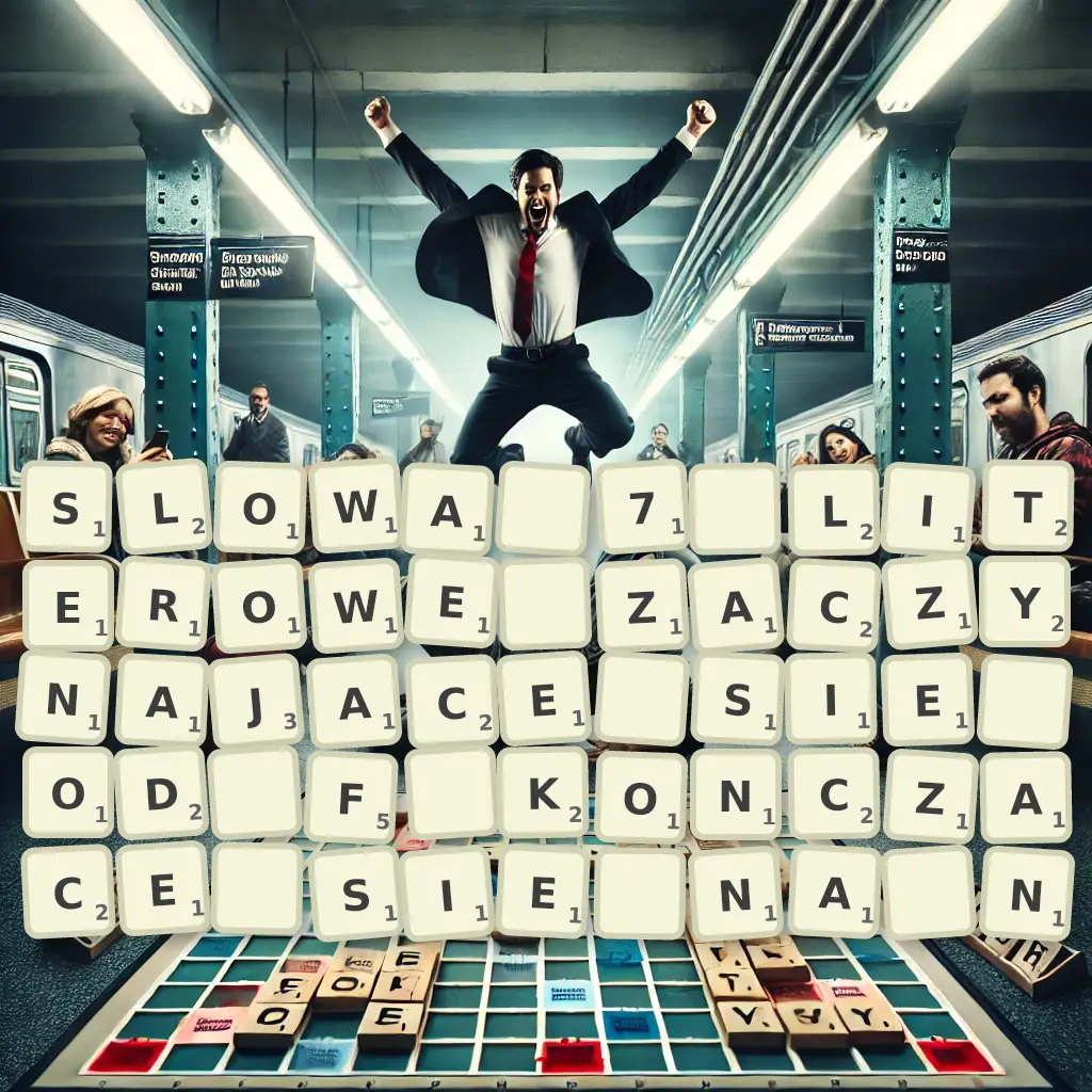 Słowa 7-literowe, zaczynające się od F, kończące się na Ń