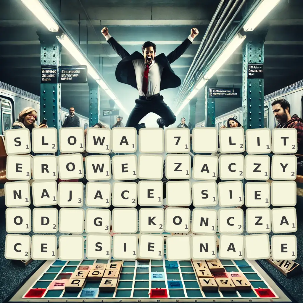 Słowa 7-literowe, zaczynające się od G, kończące się na E