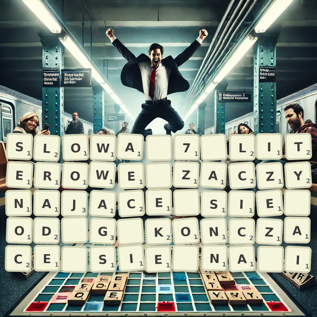 Słowa 7-literowe, zaczynające się od G, kończące się na I