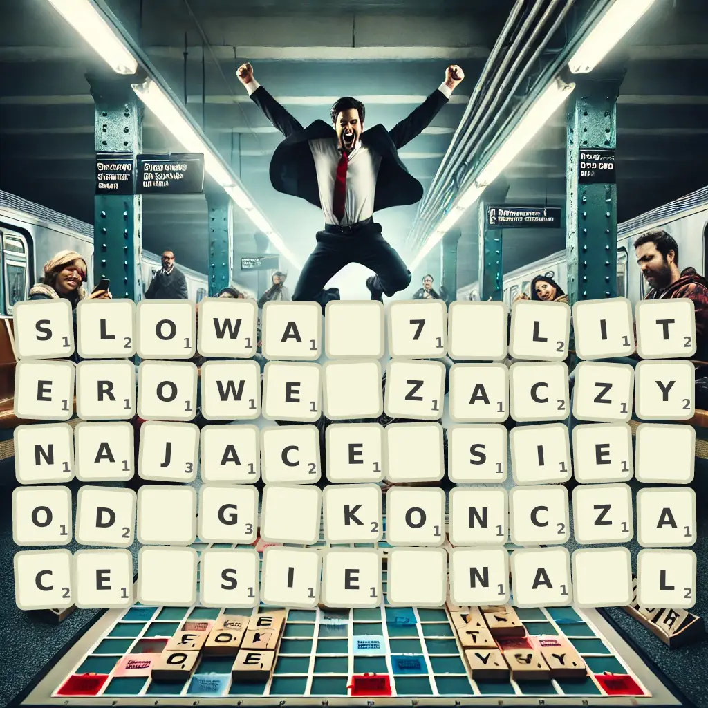 Słowa 7-literowe, zaczynające się od G, kończące się na L