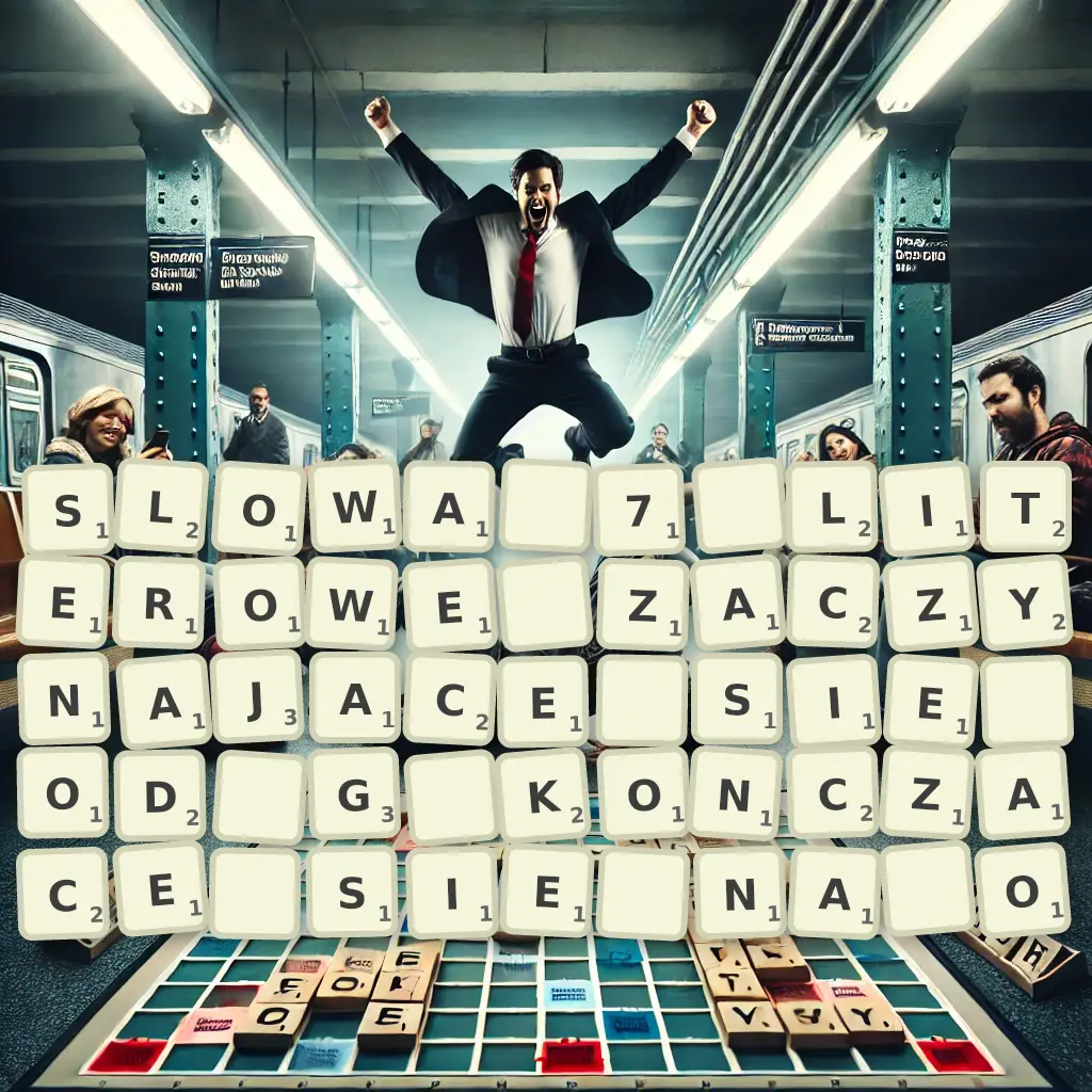 Słowa 7-literowe, zaczynające się od G, kończące się na O