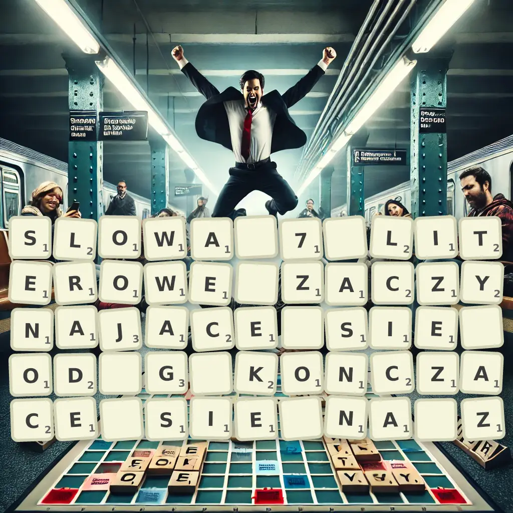 Słowa 7-literowe, zaczynające się od G, kończące się na Ż