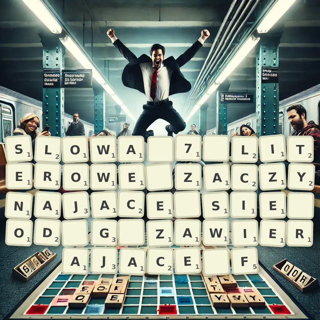 Słowa 7-literowe, zaczynające się od G, zawierające F