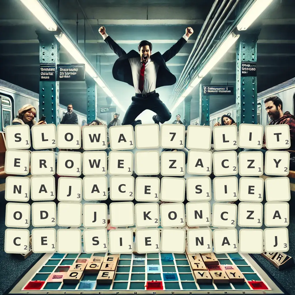 Słowa 7-literowe, zaczynające się od J, kończące się na J