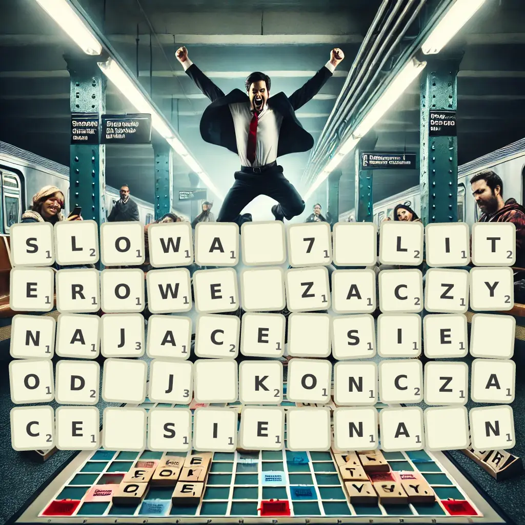 Słowa 7-literowe, zaczynające się od J, kończące się na Ń