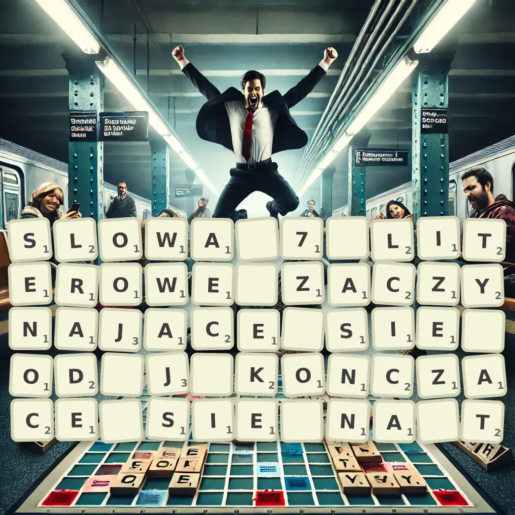 Słowa 7-literowe, zaczynające się od J, kończące się na T