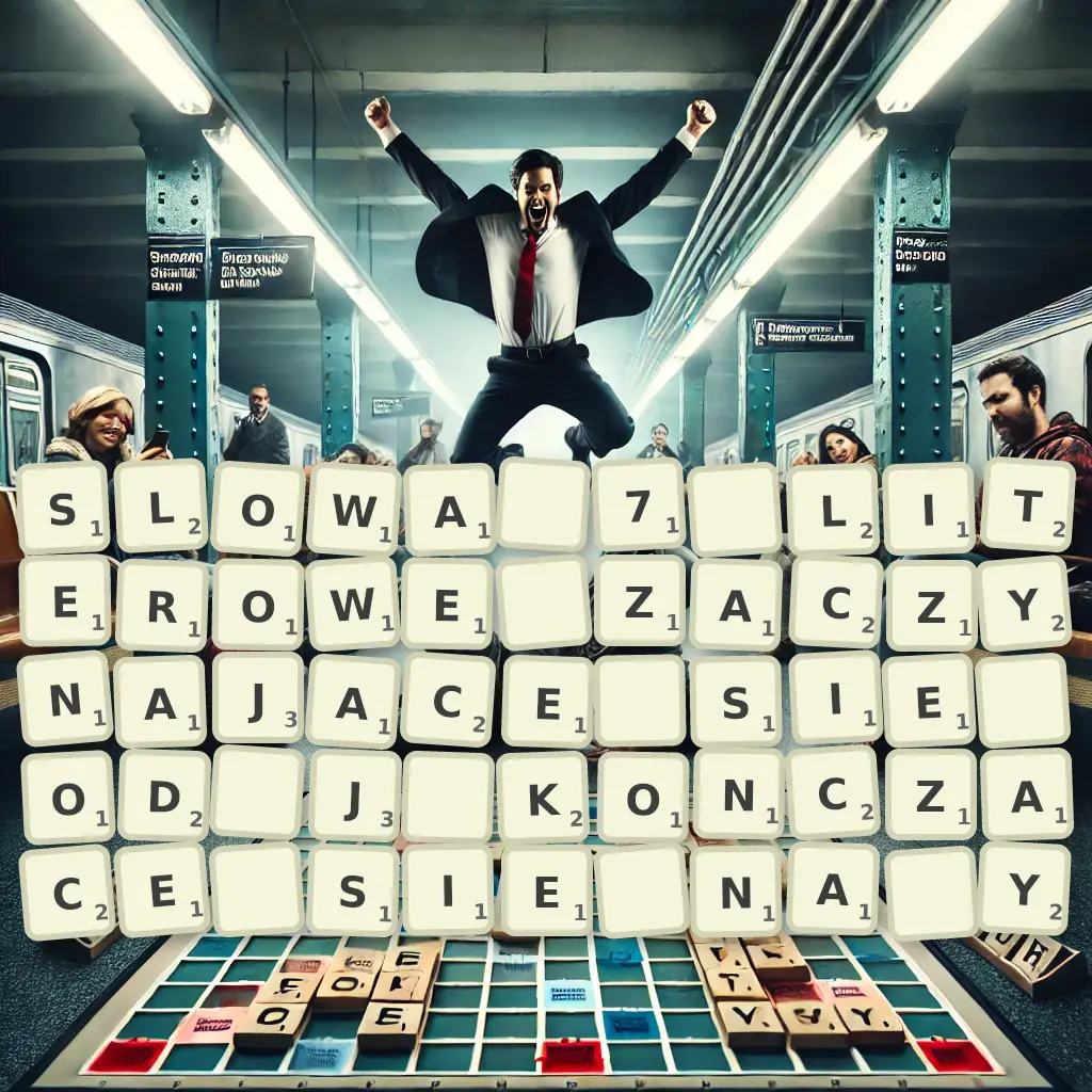 Słowa 7-literowe, zaczynające się od J, kończące się na Y