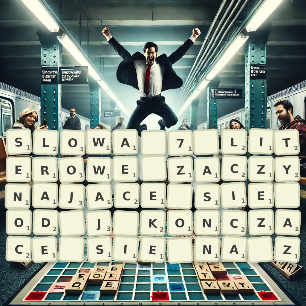 Słowa 7-literowe, zaczynające się od J, kończące się na Z