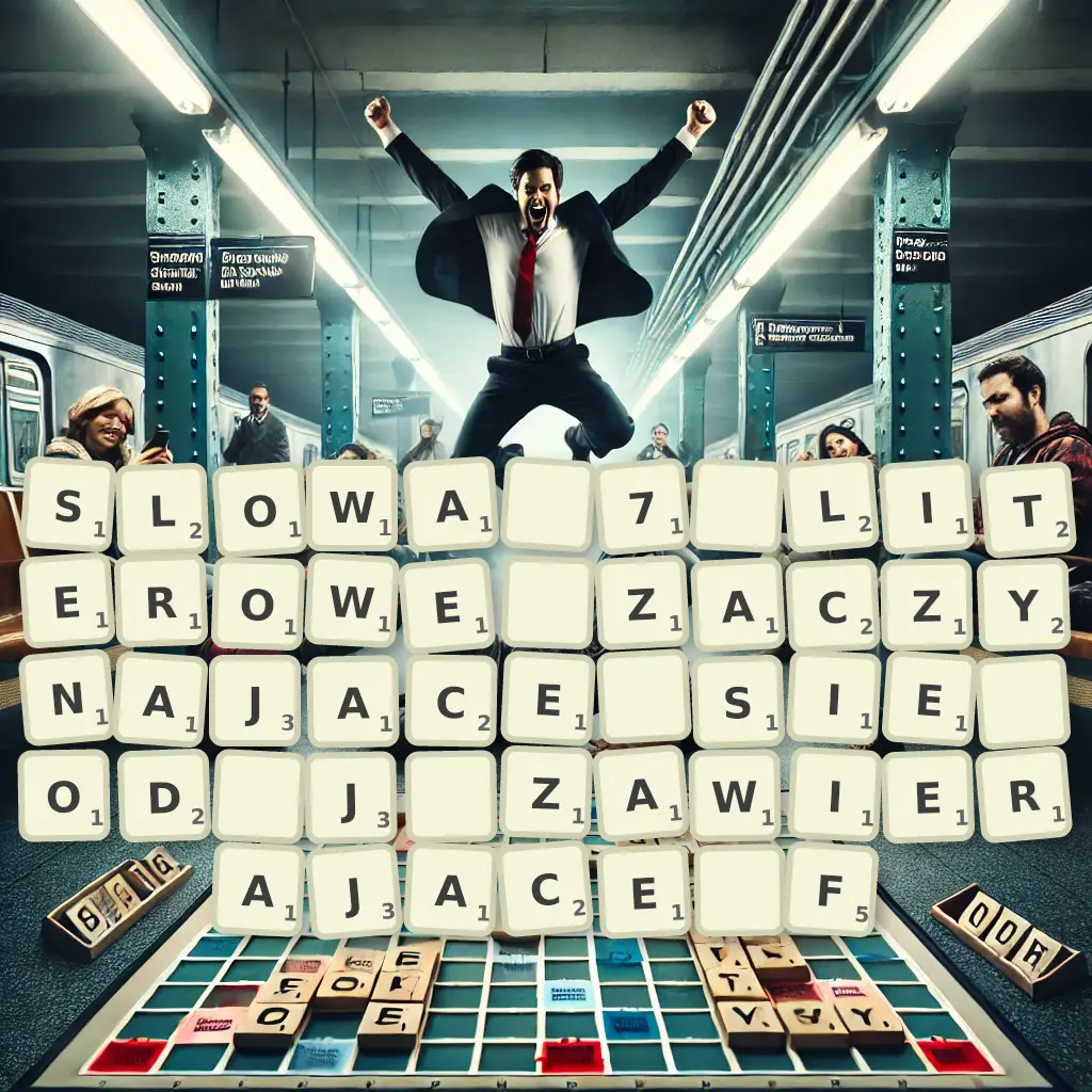 Słowa 7-literowe, zaczynające się od J, zawierające F