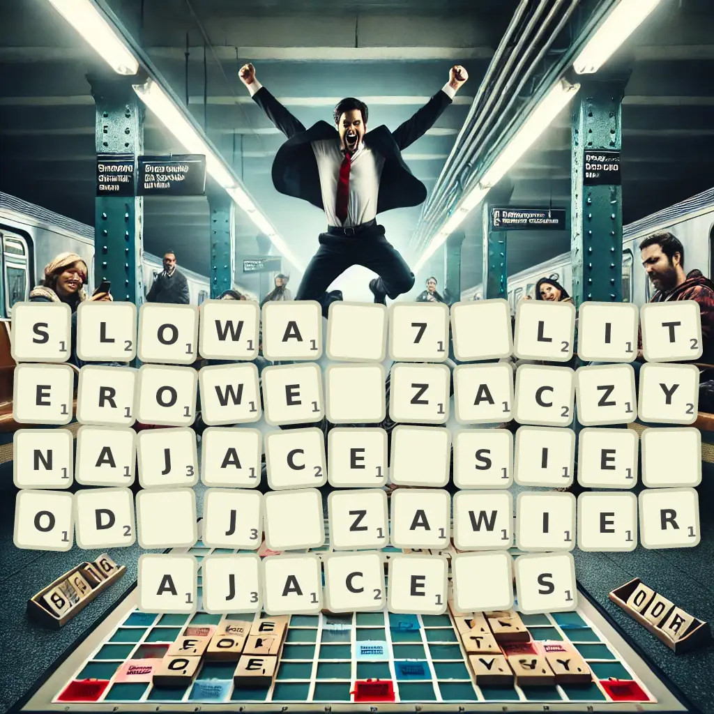 Słowa 7-literowe, zaczynające się od J, zawierające Ś