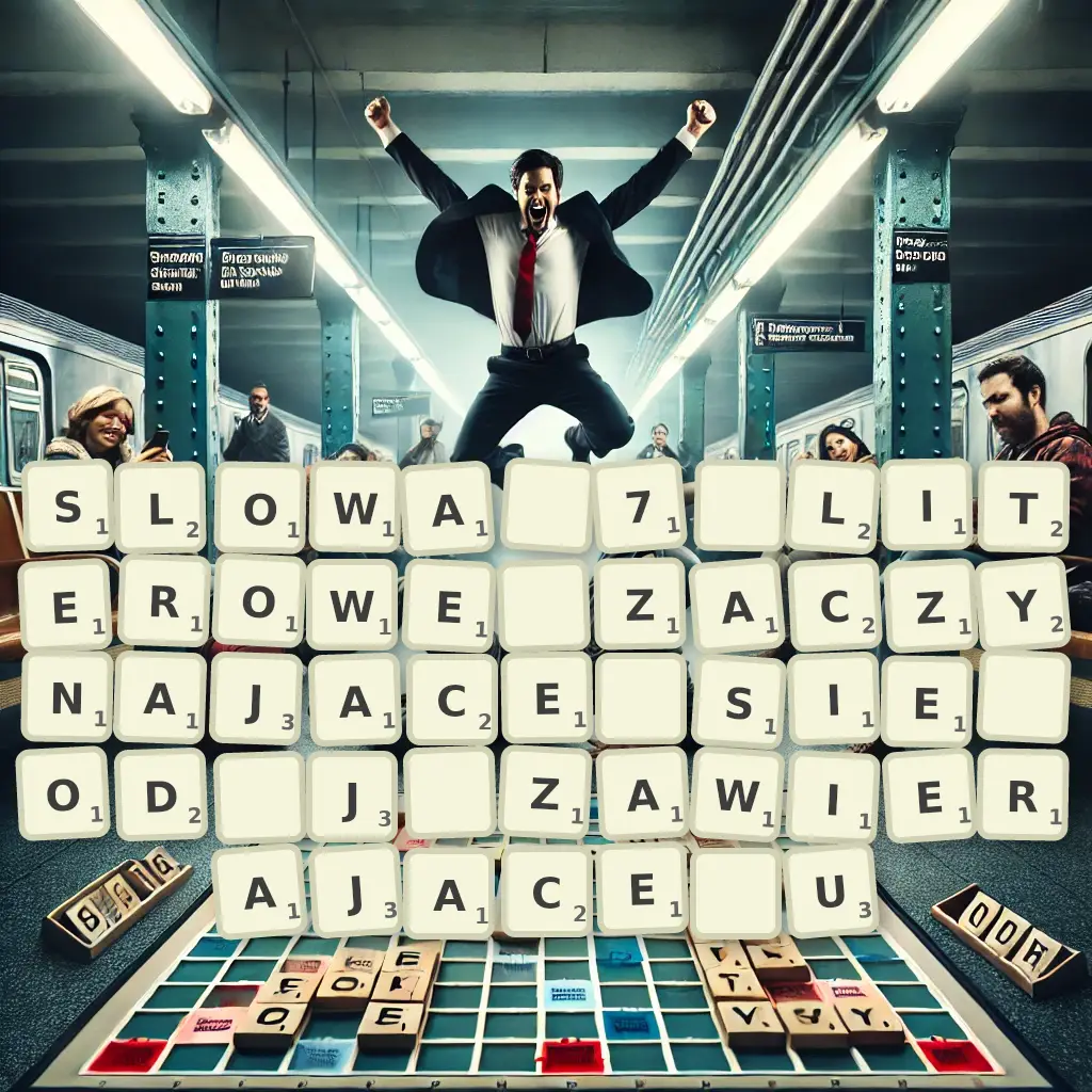 Słowa 7-literowe, zaczynające się od J, zawierające U