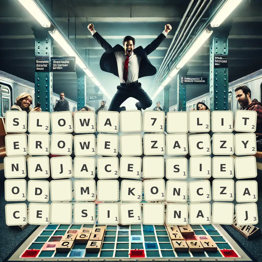 Słowa 7-literowe, zaczynające się od M, kończące się na J