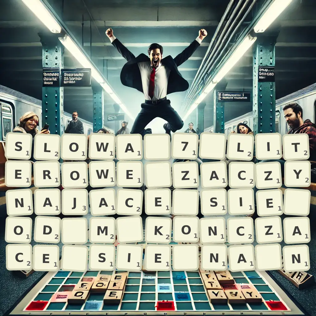 Słowa 7-literowe, zaczynające się od M, kończące się na N