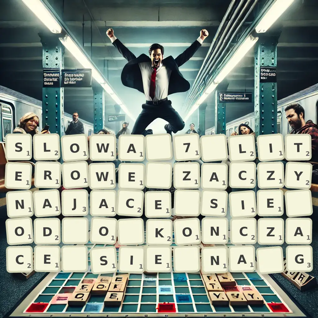 Słowa 7-literowe, zaczynające się od O, kończące się na G