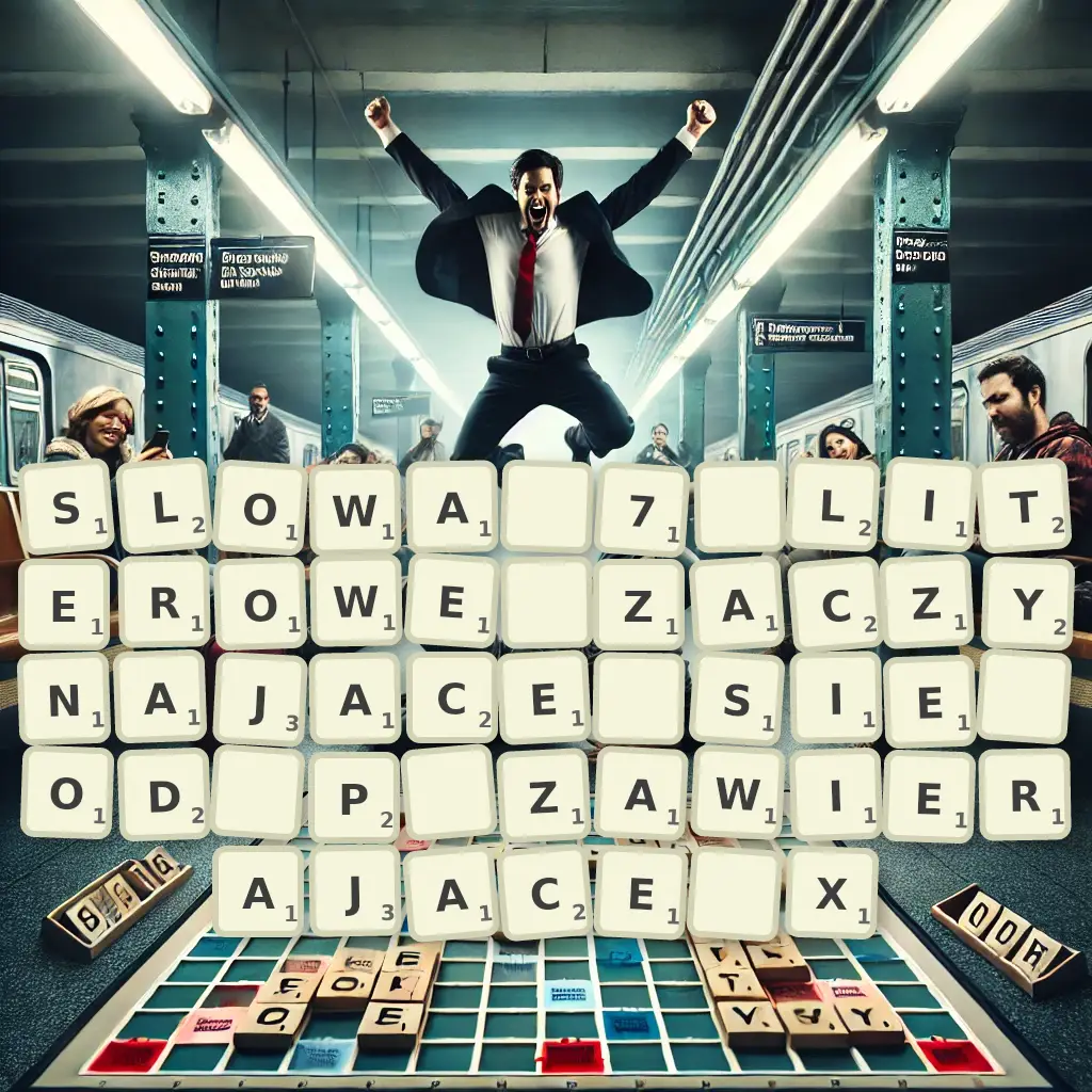 Słowa 7-literowe, zaczynające się od P, zawierające X