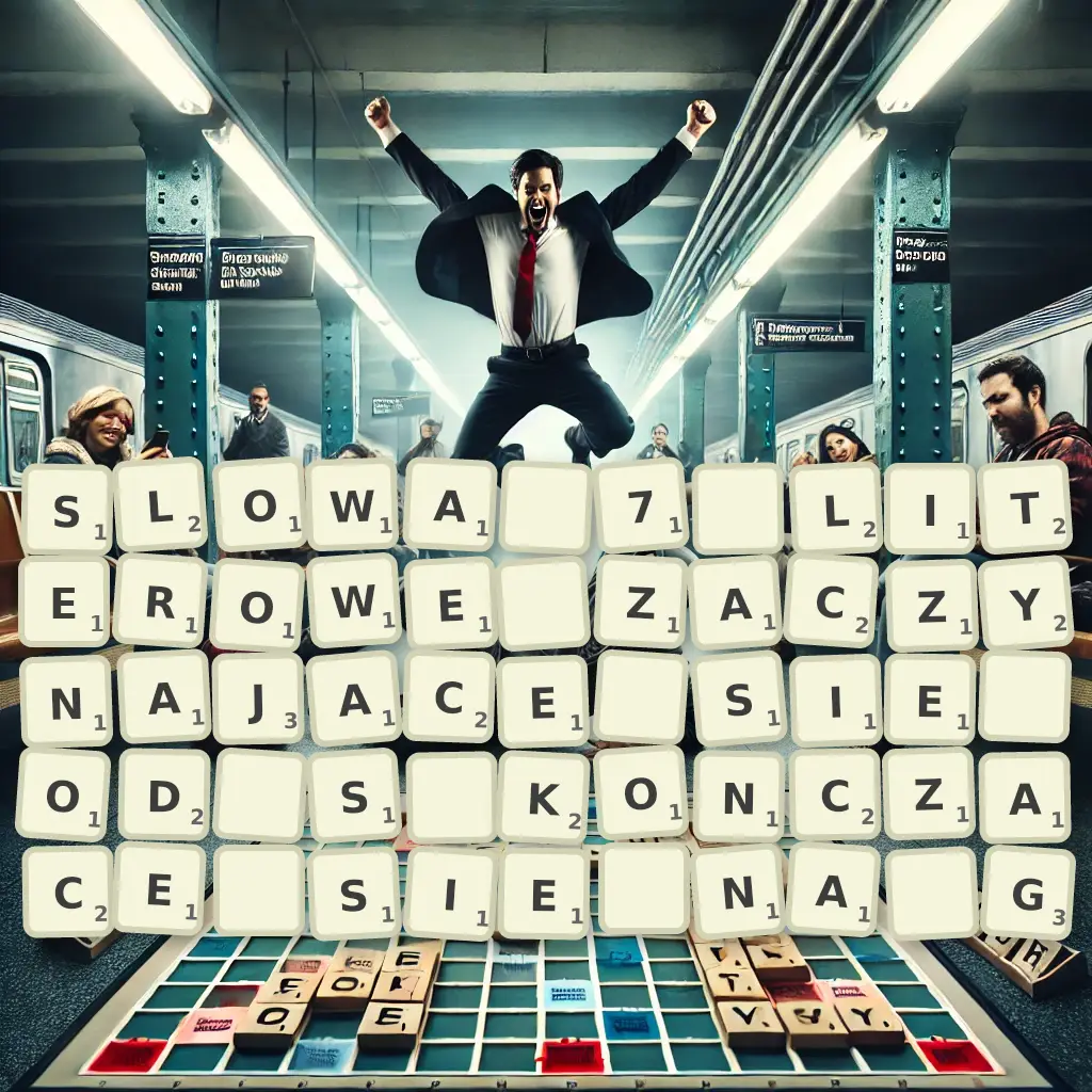 Słowa 7-literowe, zaczynające się od Ś, kończące się na G