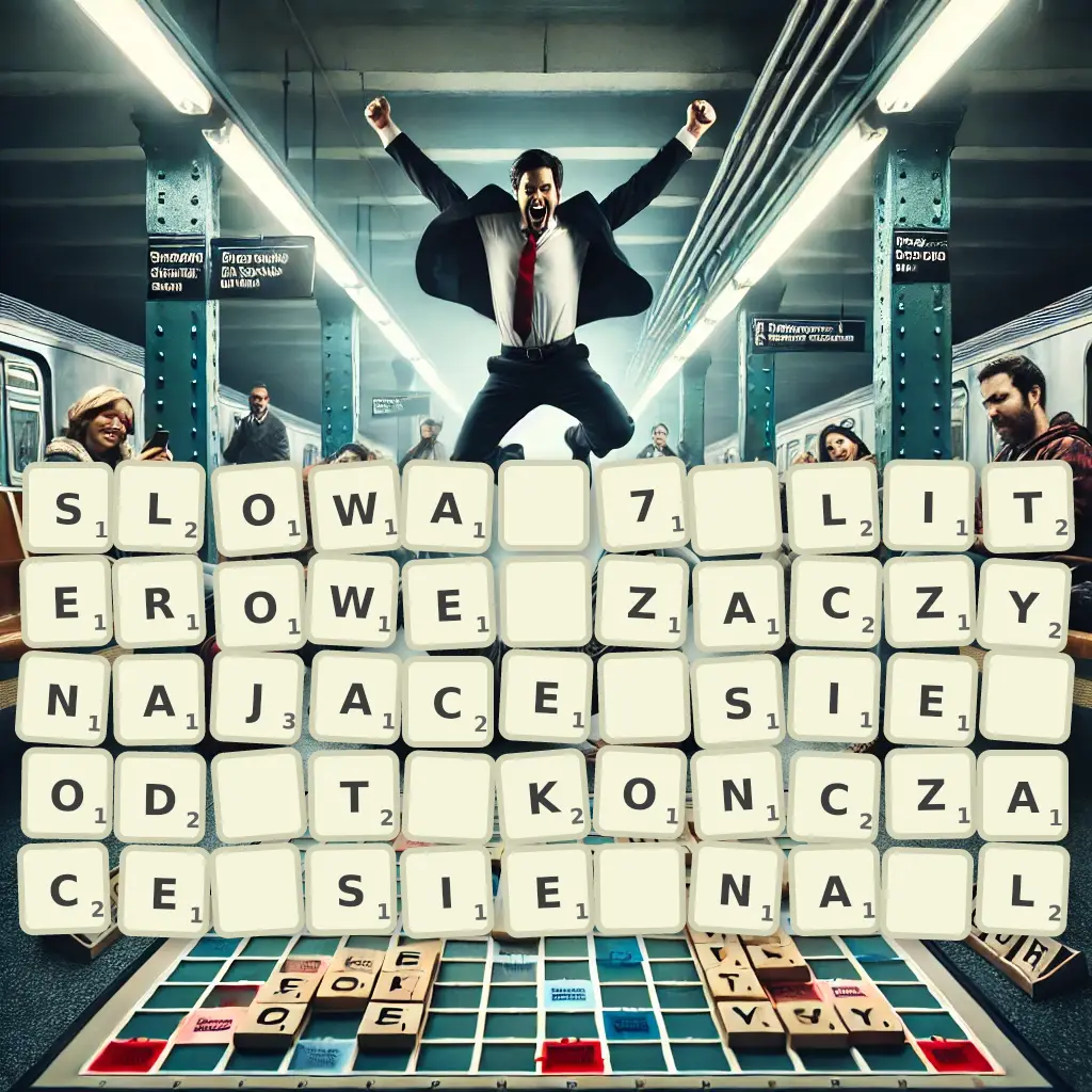 Słowa 7-literowe, zaczynające się od T, kończące się na Ł