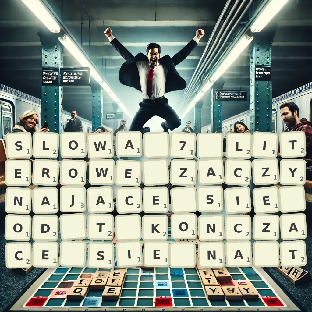 Słowa 7-literowe, zaczynające się od T, kończące się na T