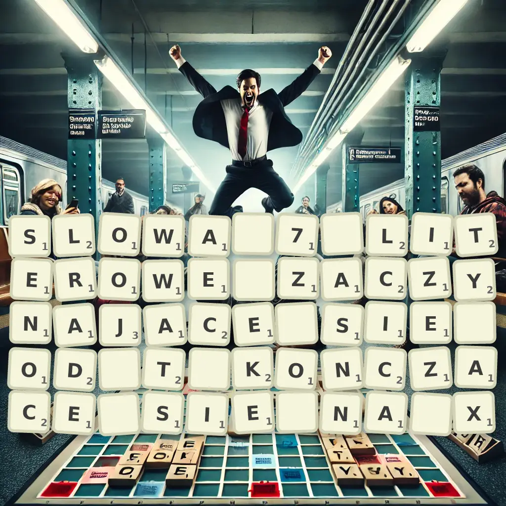 Słowa 7-literowe, zaczynające się od T, kończące się na X