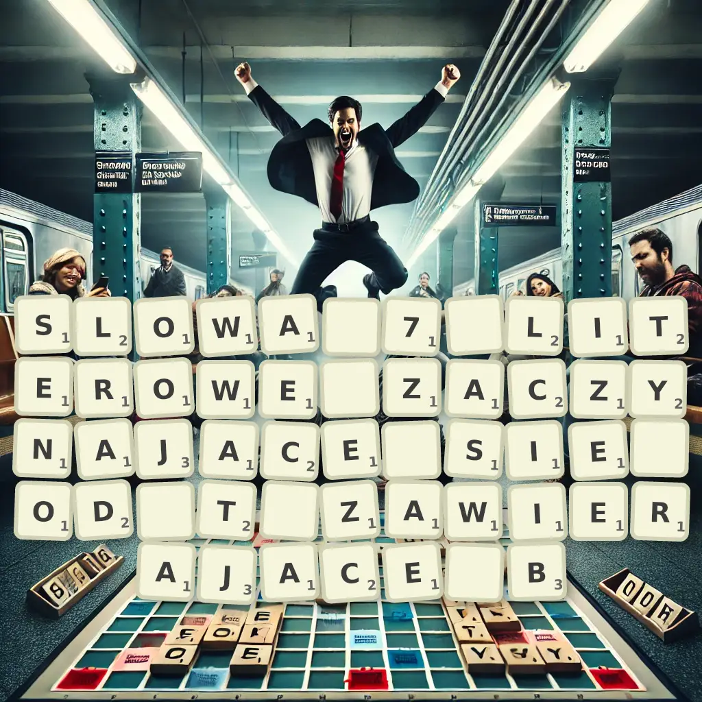 Słowa 7-literowe, zaczynające się od T, zawierające B