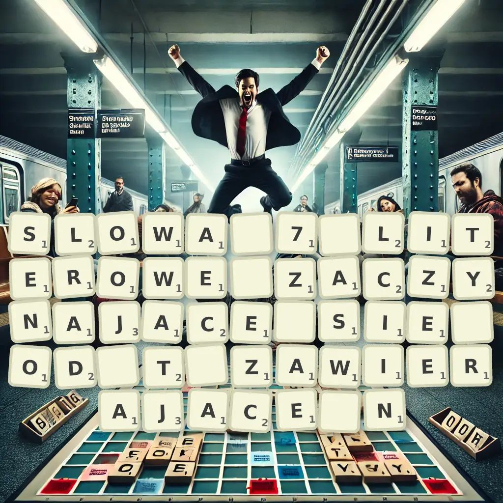 Słowa 7-literowe, zaczynające się od T, zawierające Ń