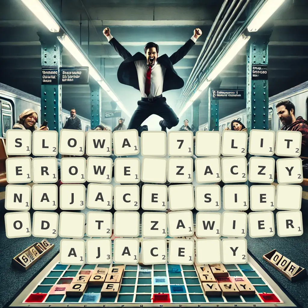 Słowa 7-literowe, zaczynające się od T, zawierające Y