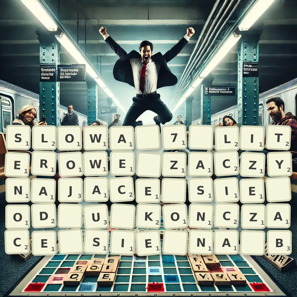 Słowa 7-literowe, zaczynające się od U, kończące się na B