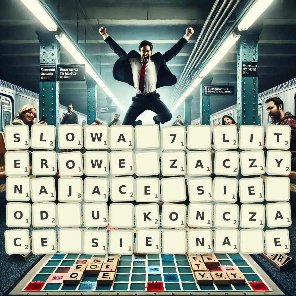 Słowa 7-literowe, zaczynające się od U, kończące się na E