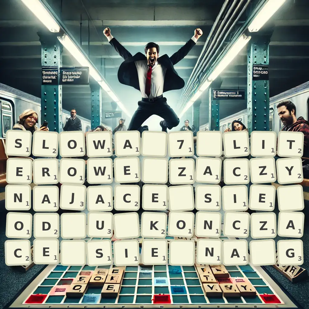 Słowa 7-literowe, zaczynające się od U, kończące się na G