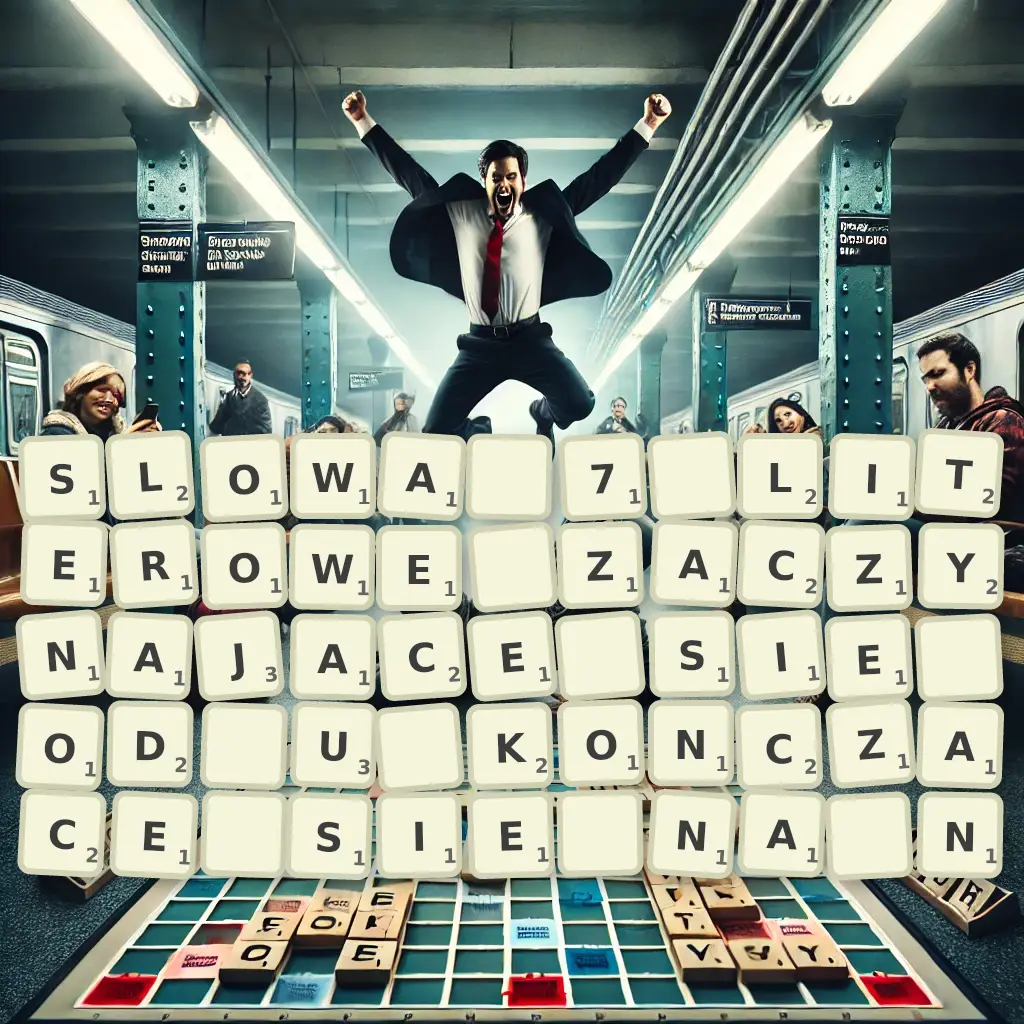 Słowa 7-literowe, zaczynające się od U, kończące się na Ń