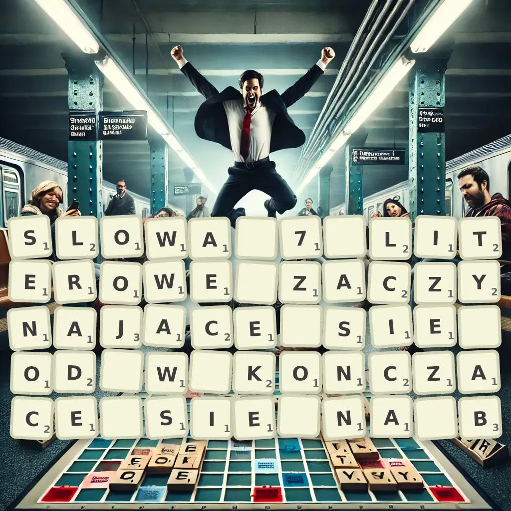 Słowa 7-literowe, zaczynające się od W, kończące się na B