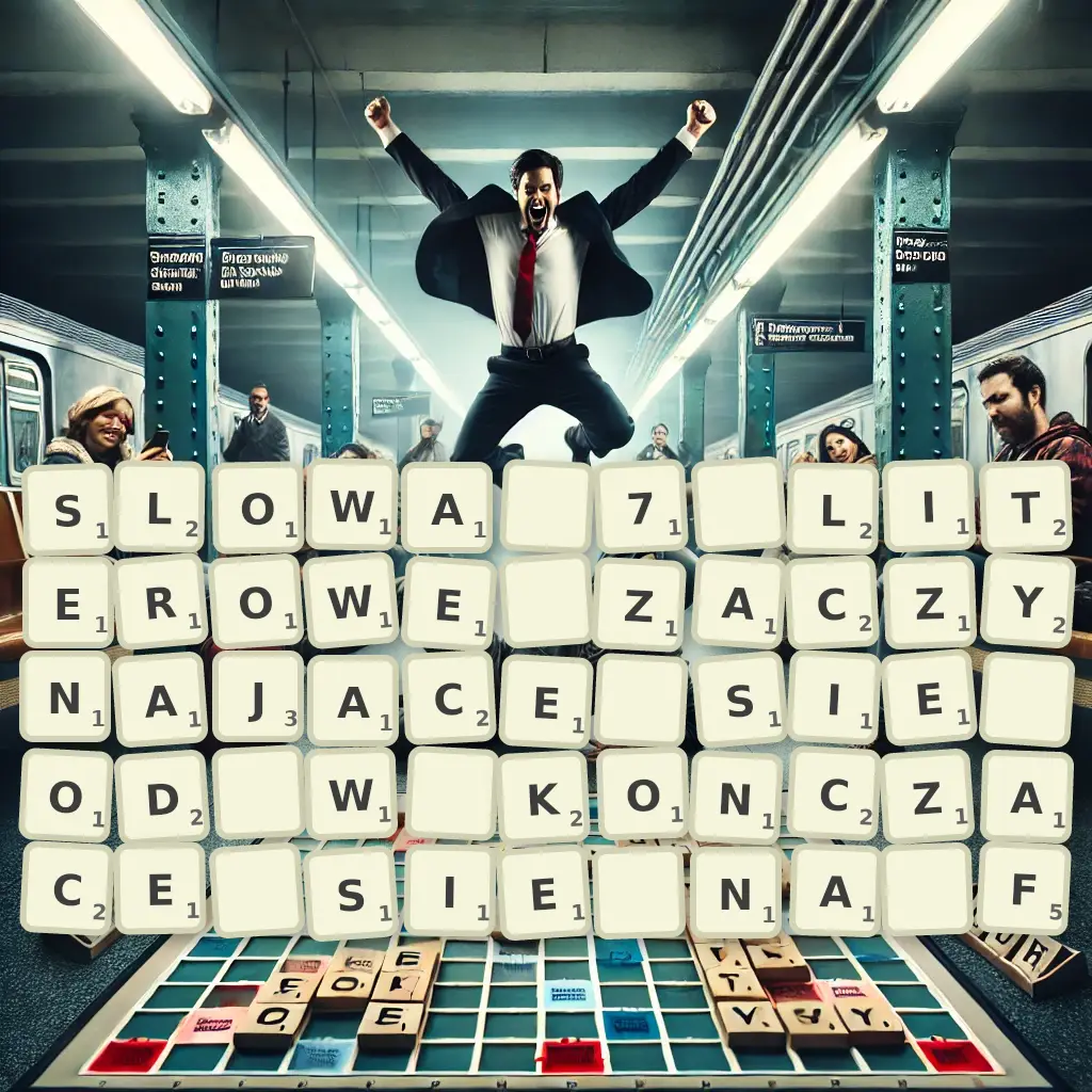 Słowa 7-literowe, zaczynające się od W, kończące się na F