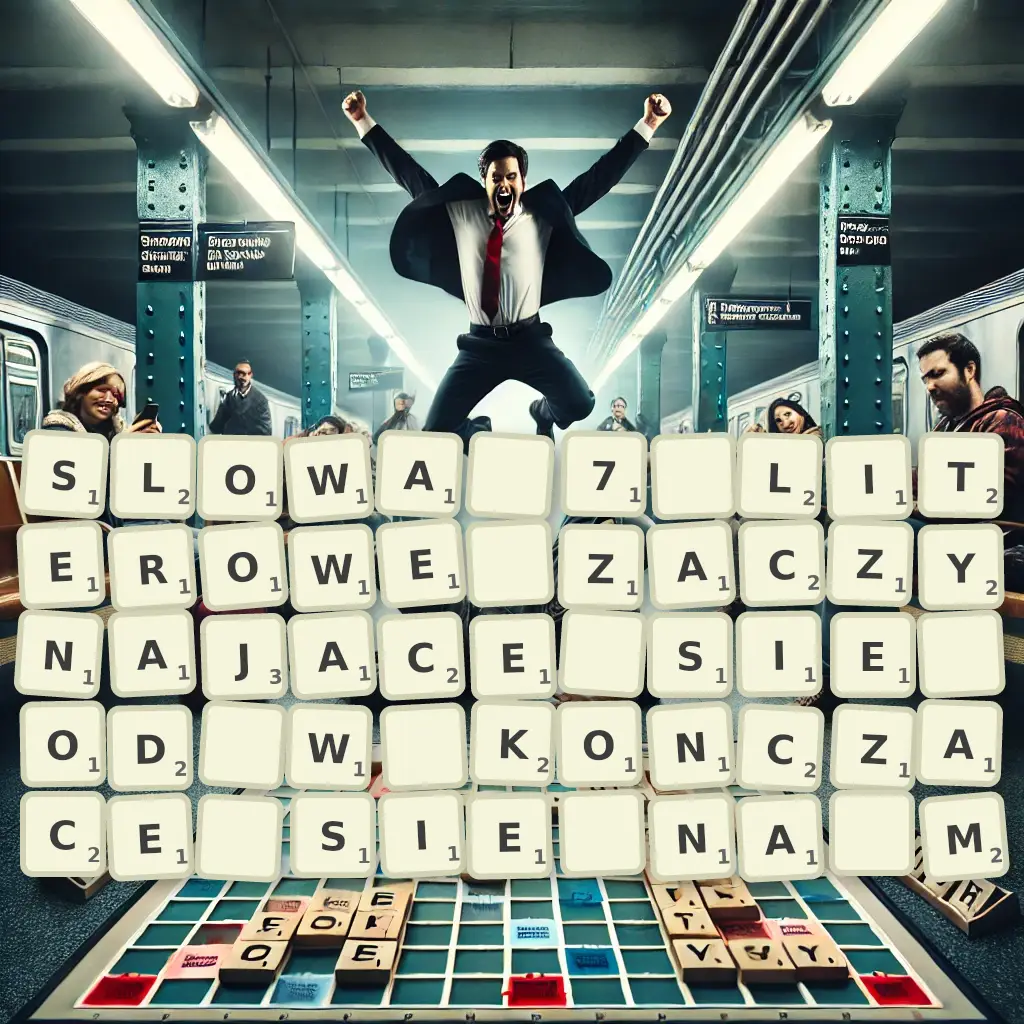 Słowa 7-literowe, zaczynające się od W, kończące się na M